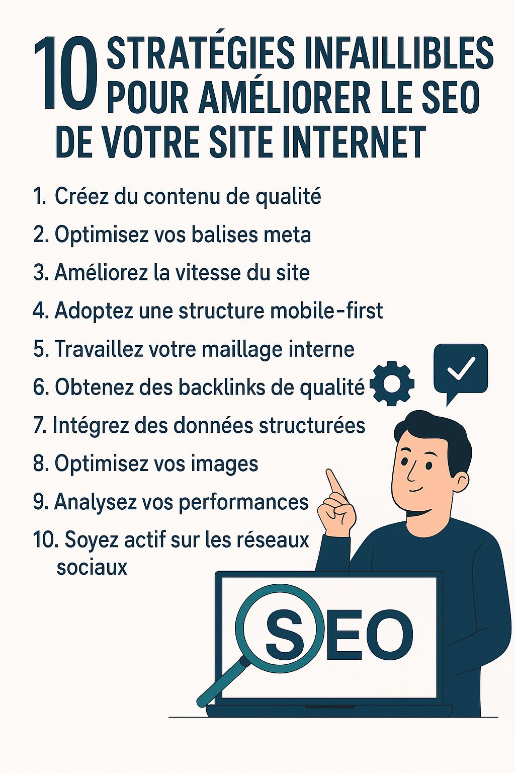 10 Stratégies Infaillibles pour Améliorer le SEO de votre Site Internet