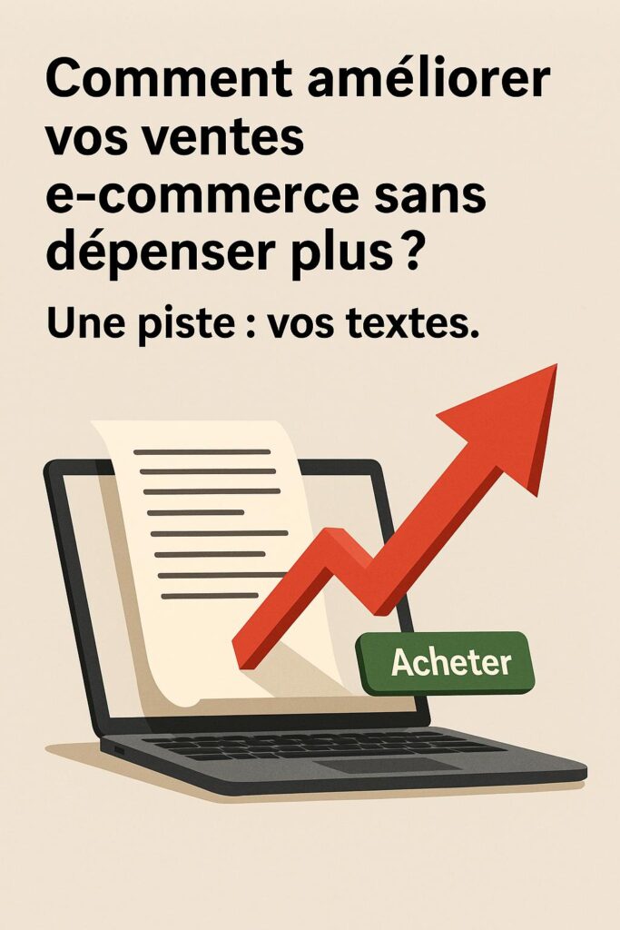 Ameliorez vos ventes e-commerce avec le copywriting
